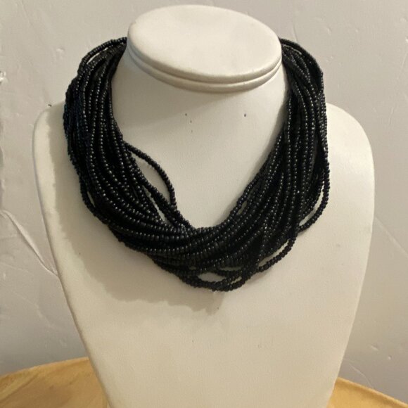 Other - DENKAYS BLACK CHUNKY NECKLACE
